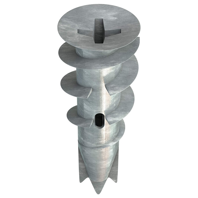 Tox Spiral Plasterboard Fixings, 32 mm, Pack of 50