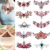Chloe10 Temporary Underboob Tattoos Breast Tattoos Flowers Tattoos 10 Sheets