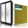 Dacall Activated Carbon Cabin & Engine Air Filter Set fit