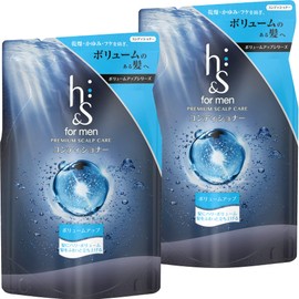 h&s for men volume up conditioner refill 300g x 2
