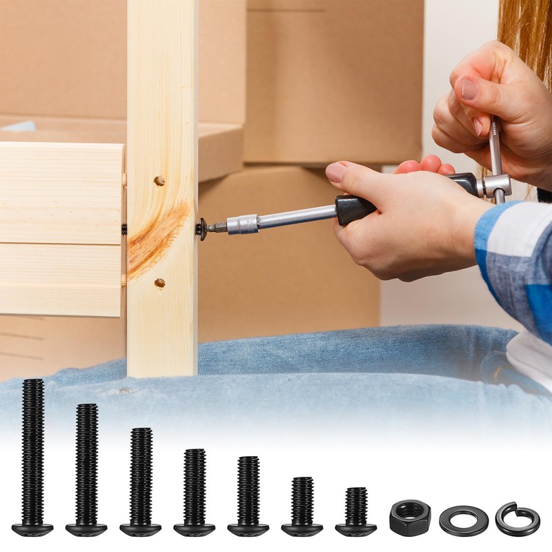 515 Pcs M5 Bolts and Nuts Set, Nuts and Bolts