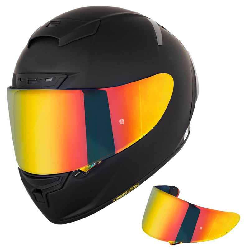 JQF Gear Motorcycle Helmet Visor Compatible with Z7 Replacement Face