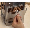 Portable Camping Stove & Grill - Foldable Alcohol/Charcoal/Twig Wood Campfire