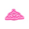 Shiny Glossy Necklace Keychain Molds Resin Silicone Mold with Hole
