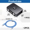 keyxer USB 2.0 Printer Sharing Switch mit 2 Ports |