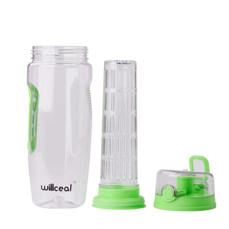willceal Fruit Infuser Water Bottle 32oz Durable, Large - BPA