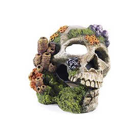 CLASSIC Polyresin Skull Aquarium Ornament 20cm