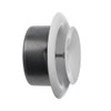 Diameter 160 mm, white plate valve, stainless steel exhaust valve,