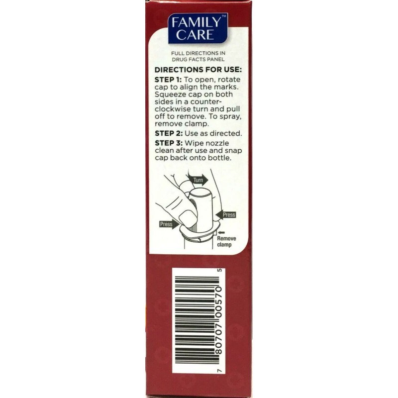 Nasal Spray Original Decongestant Pump Mist Spray 12 Hour Relief