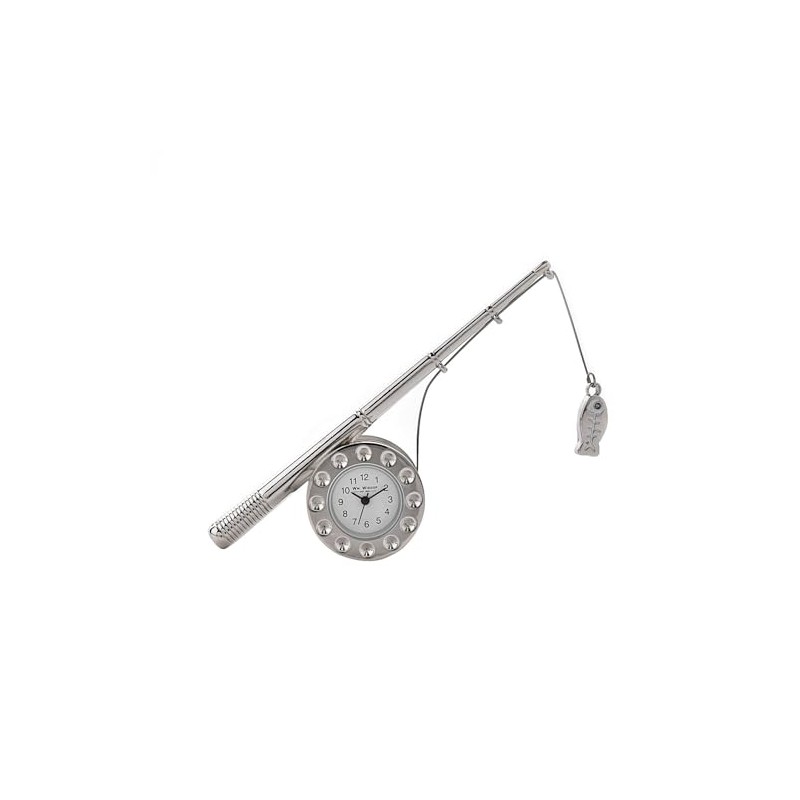 Wm Widdop Fishing Rod Clock | Novelty Miniature Clocks |