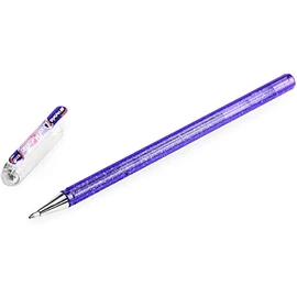 Pentel Hybrid - Dual Metallic - Liquid Gel Rollerball Pen - K110 - Single - Light Violet/Metallic Red & Blue
