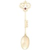 Takakuwa Metal 401253 Herky Purple Teaspoon, Gold