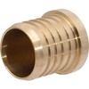 SharkBite 1-1/2 Inch Brass Crimp Plug, PEX Pipe, PE-RT, UC0441