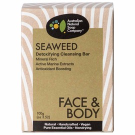 Australian Natural Soap Company Detoxifying Cleansing Bar - Seaweed, 100g