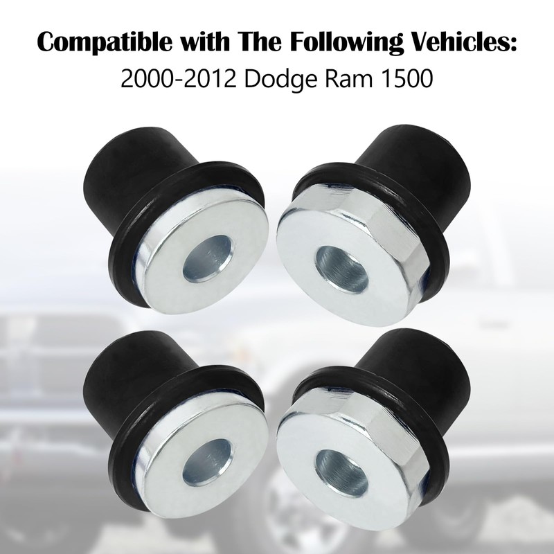 4PCS Steering Rack and Pinion Mount Bushing Replace 52106728AC 52113031AD