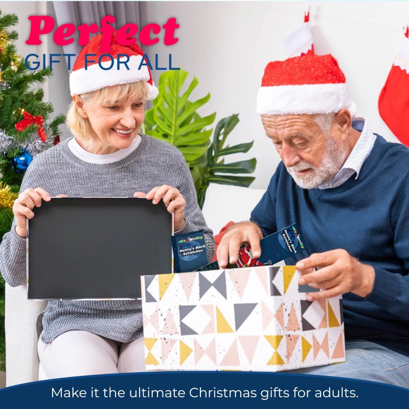 4E's Novelty 2 Extendable Santa Back Scratchers - Christmas Stocking