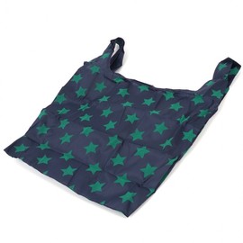 foldable pocket design market basket green star 4ea
