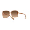 Coach HC8368D Sunglasses, Transparent Brown/Brown Gradient, 61 mm
