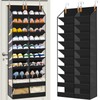 Euct 20-30 Pairs Over the Door Shoe Organizer, 10-Tier Hanging