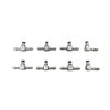 Diesel Fuel Injector Return Line Clamps Kit Fit for Chevy