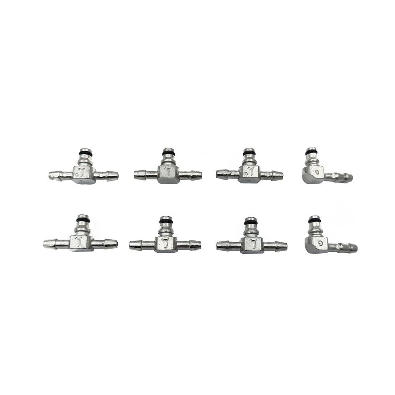 Diesel Fuel Injector Return Line Clamps Kit Fit for Chevy