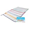 Set of 6 Plain Baby Nursery Towels with Aida Fabric