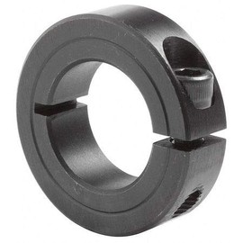 Shaft Collar, Clamp, 1Pc, 1-1/8 In, Steel (2 pieces)