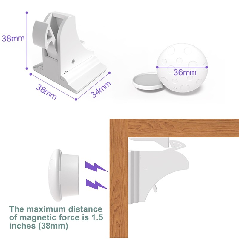 Magnetic Drawer Locks for Baby Proofing, Child Safety Magnet Cabinet