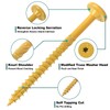 #14 x 3 Inch Wood Structural Lag Screws 54Pcs Star