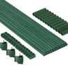 MAXPACE 62pcs Garden Stakes Kit: Includes 20 Sets of Fiberglass