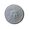 Large Round Sun Plastic Craft Mold use with Concrete or