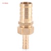 Hilitand Brass Fitting, 10-16mm Barb Reducer, Wear-resistant, Durable, 1 Pcs