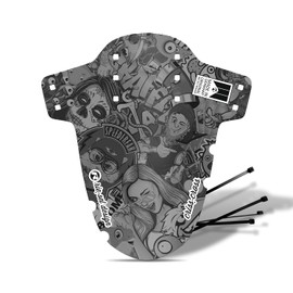 Riesel Design Mudguard Criss:Cross Bicycle Mudguard Set Front and Rear Including Cable Ties/Bicycle Splash Guard for Cyclo Cross and Gravel Bike/Mudguard (SB UB)