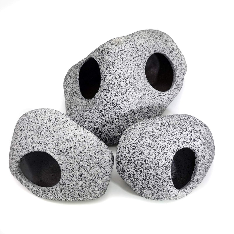 JIH Aquarium Decorations Rock, Ceramic Shelters - Shrimp Habitat, Breeding