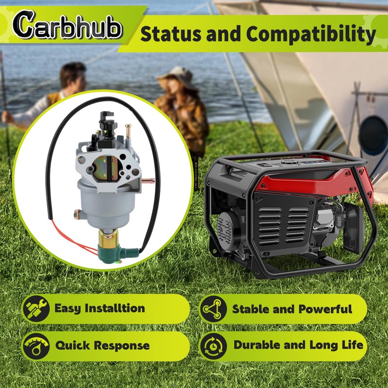 Carbhub Carburetor for Powerland PG3D10000E PD10000E PDW210E PD6500E PD3G6500E PD8500E