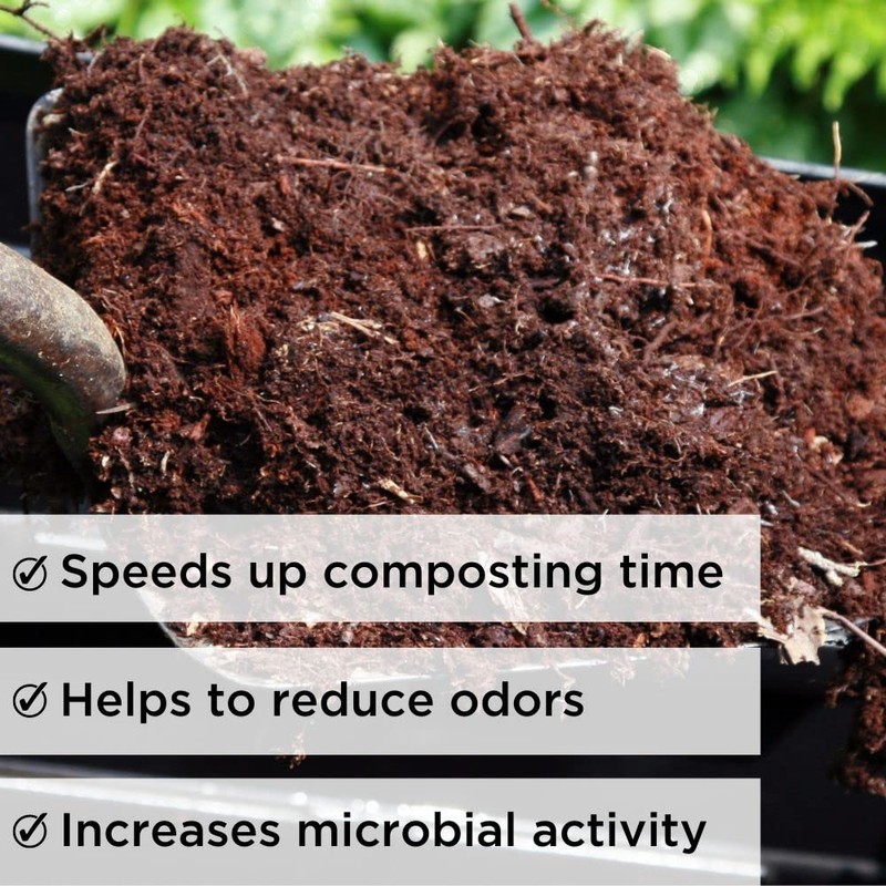 Dr. Connie’s Compost Plus 100x Concentrated Natural Compost Accelerator |