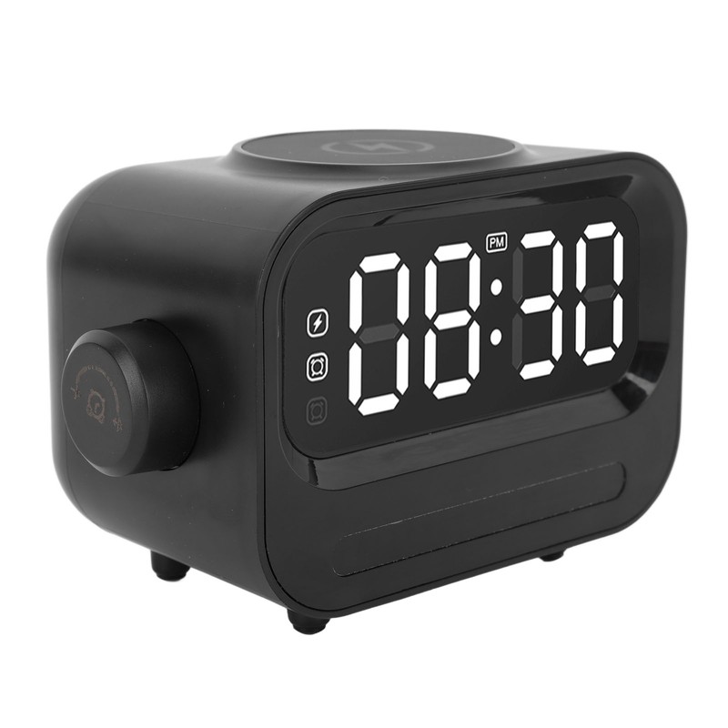 3 in 1 Digital Alarm Clock LED Display 15W 2