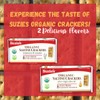 Suzie's Organic Saltines Crackers|Salted w/Extra Virgin Olive Oil|Low Saturated Fat|Healthy