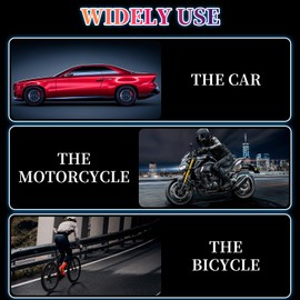 Creative Funny Valve Stem Caps | Prank Tire Valve Decorations | Dustproof and Waterproof, Durable | Suitable for Cars/Bikes/Motorcycles | The Style You’ve Been Looking for(8PCSBlack)