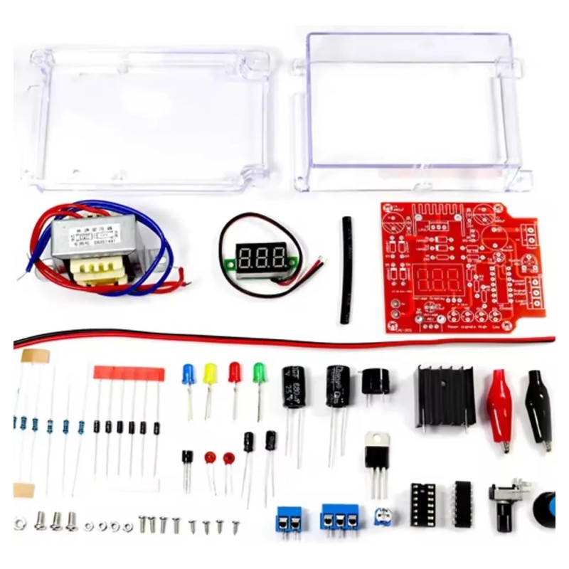 Kit Fuente De Voltaje Regulable 1.25v A 12v Para Armar