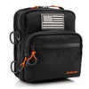 Oumurs Motorcycle Handlebar Bags,1680D Water-resistant Universal Bar bag American Flag
