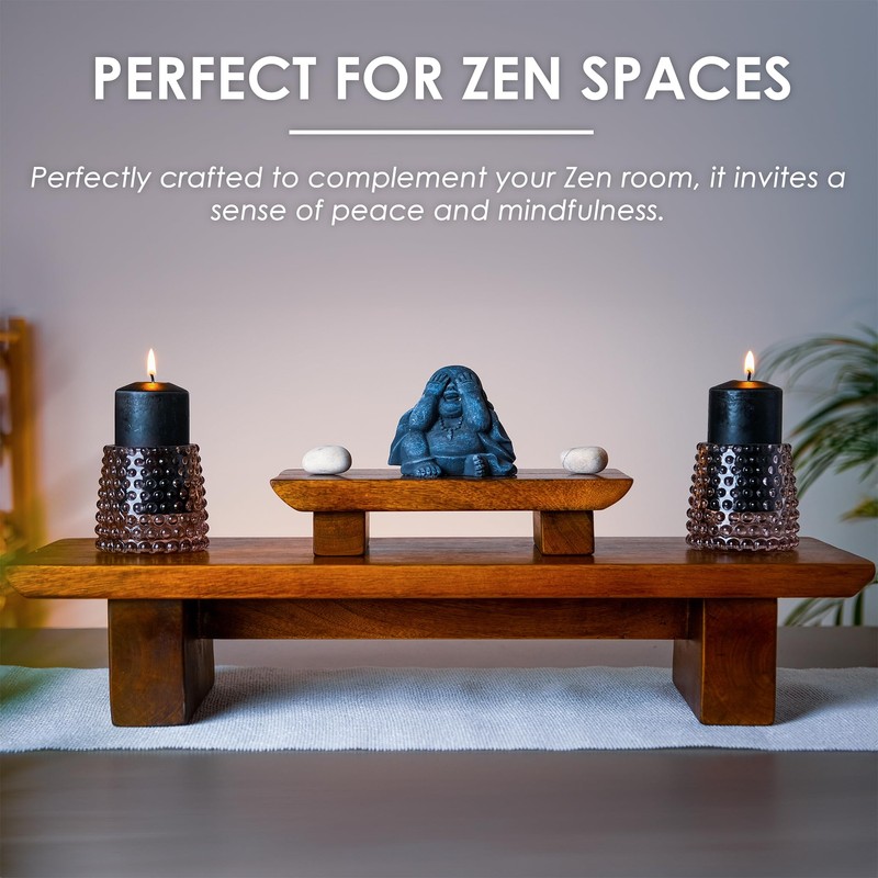 Vesoda Meditation Altar Table – 21 x 7.5 x 6