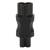 5Pcs IEC320 C6 to C7 Receptacle Connector Power Adapter Supply