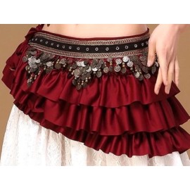 Unbranded U.S.A Women Belly Dance Hip Scarf Belly Belt Dancing Wrap Bellydance Tribal