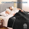 greenoak Heated Blanket Electric King Size 100"X90" Dual Control, Heating