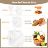 WIKDAY Clear Gift Bags 10 PCS 24x30 Inches Large Cellophane