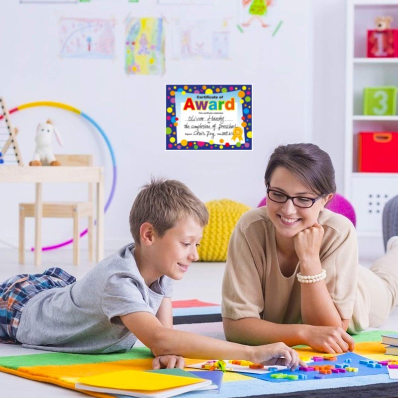 Yoklili 45-Pack Certificate of Award for Teachers Students Back to