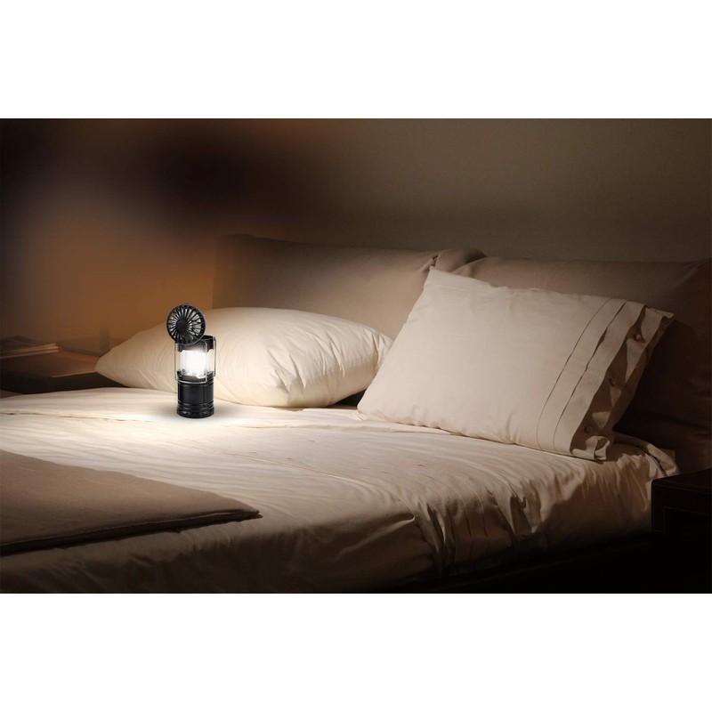 RAMASU ID-LF01 2-in-1 LED Lantern with Fan, Indian, Sliding Type,