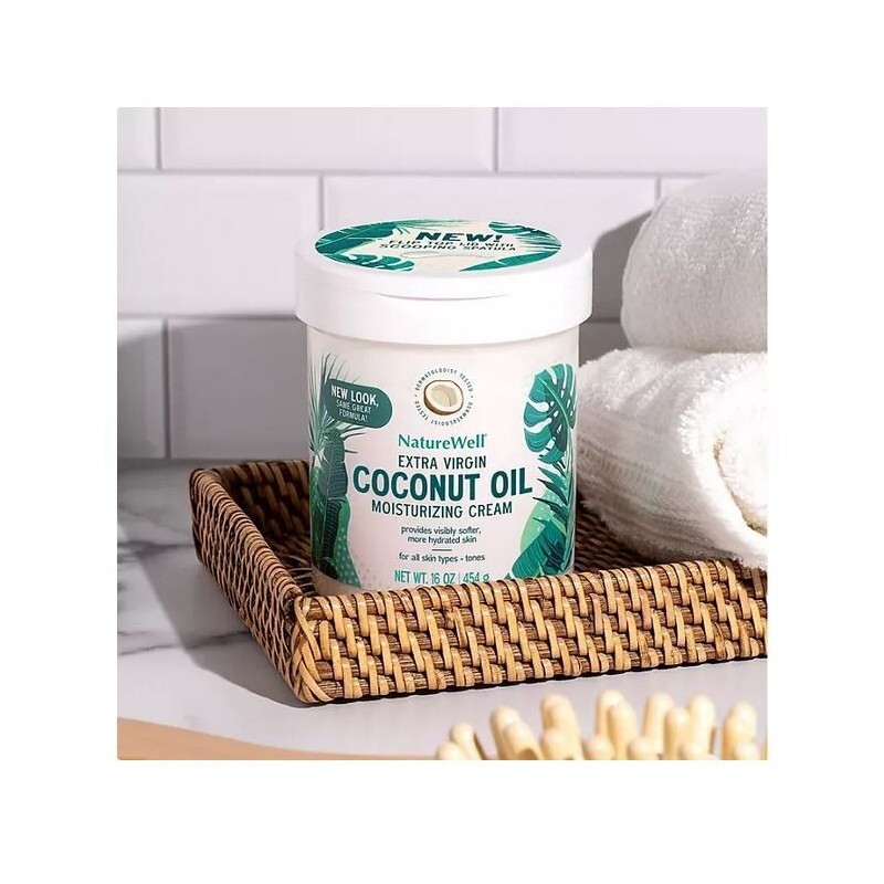 Virgin NatureWell Extra Virgin Coconut Oil Moisturizing Cream, 16 oz.