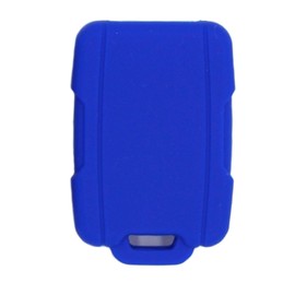 Key Fob Cover for Chevy GMC: 4 Buttons Key Fob Case Fit for Chevy Colorado Silverado 4500HD 5500HD 6500HD 2500 3500 GMC Canyon Canyon Denali Sierra Denali 2014-2023丨Remote Protector 13577770 (Blue)